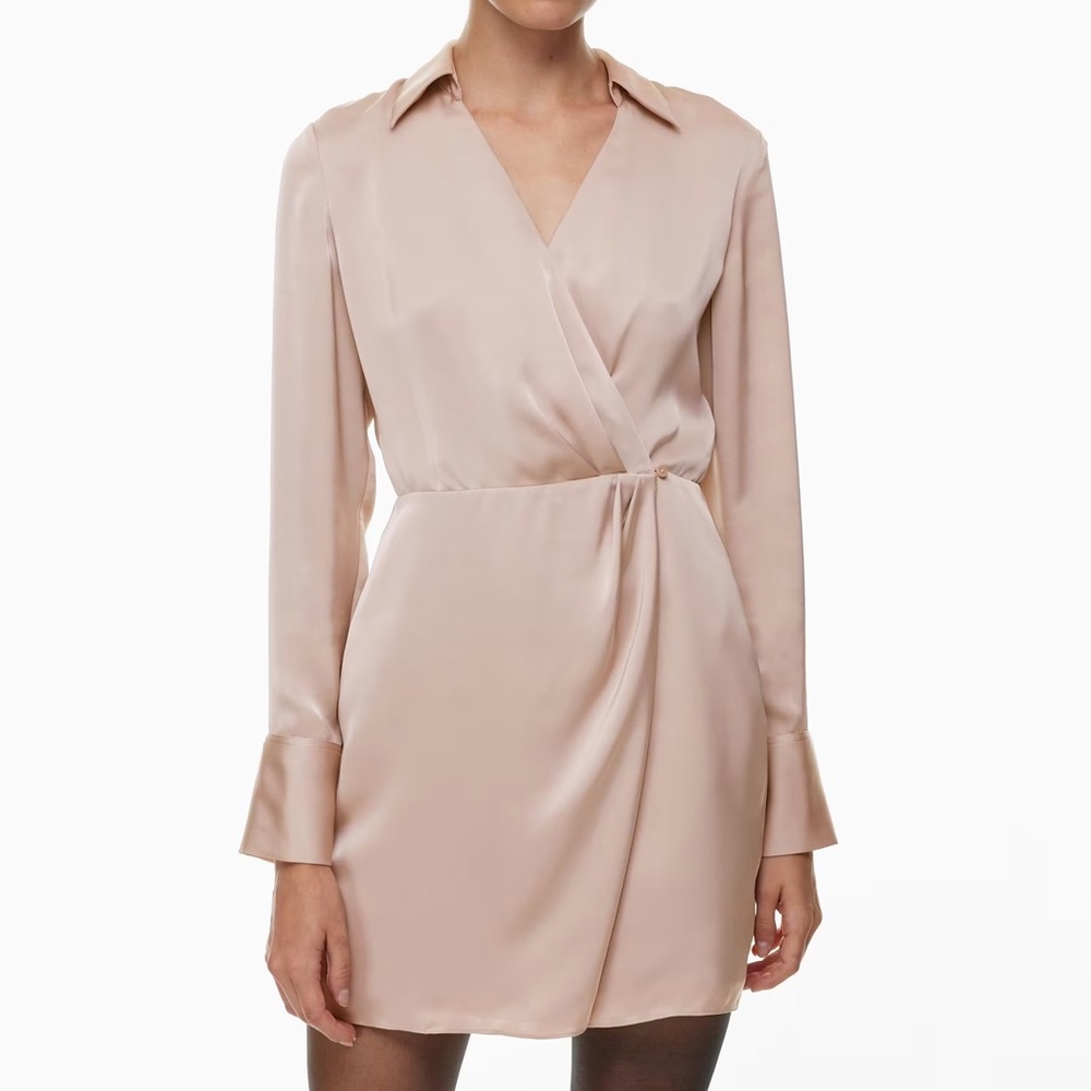 Aritzia Babaton Larchmont Satin Dress - Picture 1 of 5